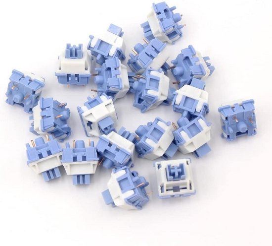 Outemu Cream Switch 5Pin 110 Stuks RGB Lineaire Stille Clicky voor Gaming Toetsenbord van Merkloos — afbeelding 3