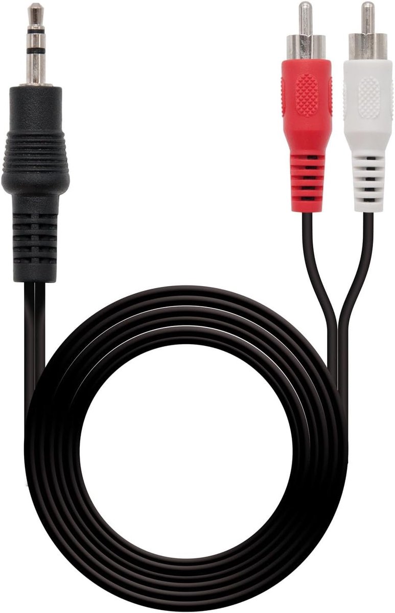 Stereo Audiokabel - 3.5mm naar RCA - Muziek Afspelen - Grote Flexibiliteit - 10 Meter Lengte
