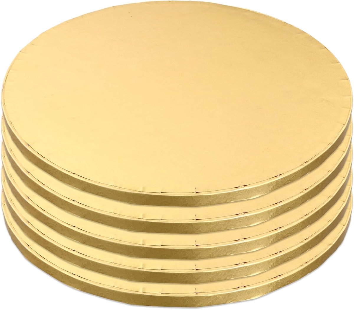 Taartplaten Goud - Cake Borden - Taart Presentatie - Extra Dik Materiaal - 30cm Diameter - Goud