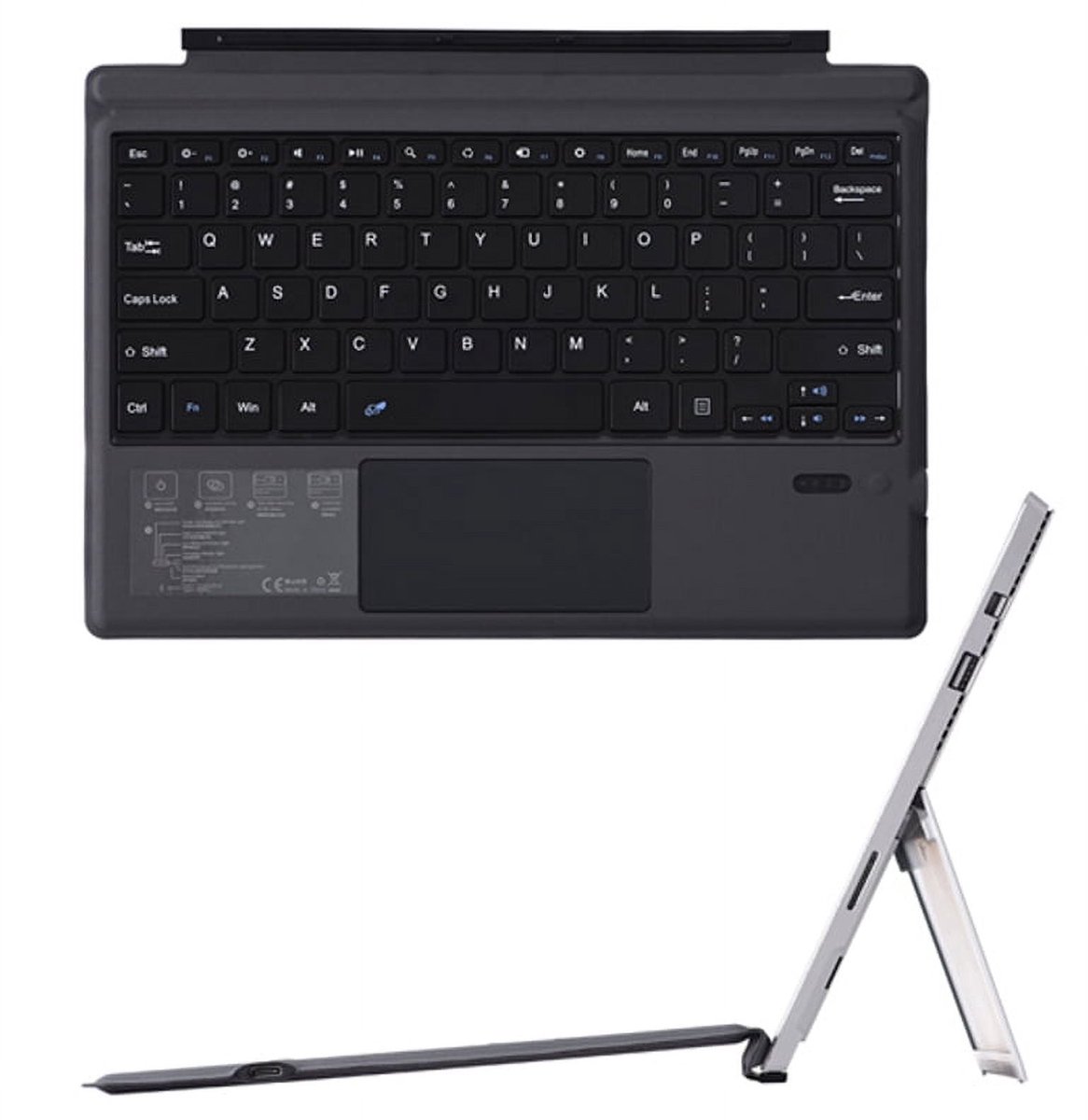 Image of LISM-Vervangende toetsenbordhoes, trackpad en muismat Geschikt voor Microsoft Surface Pro 7+, 7, Pro 6, Pro 5, Pro 4 en 3.