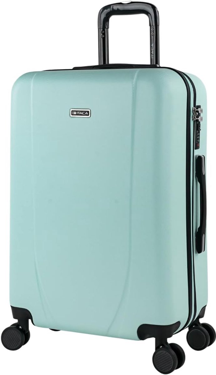 Reiskoffer Set - Bagage Koffers - Vakantie Reizen - Vast Combinatieslot - 70 cm Hoog - Zwart