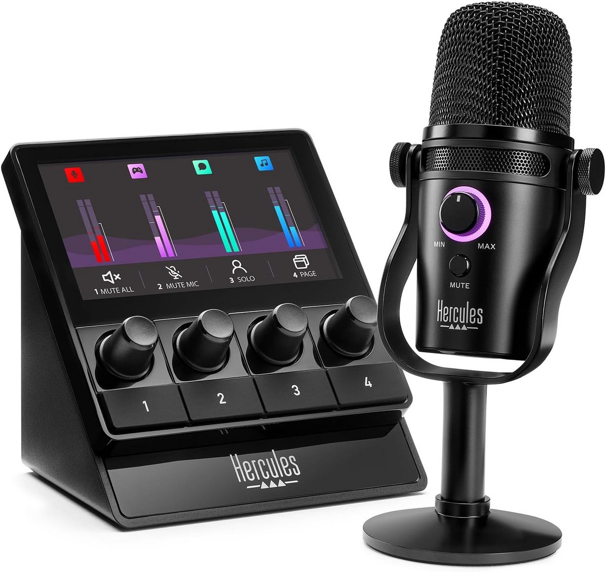 Audio Stream Kit - Streaming Controller Microfoon - Live Uitzendingen Maken - Complete Starter Set