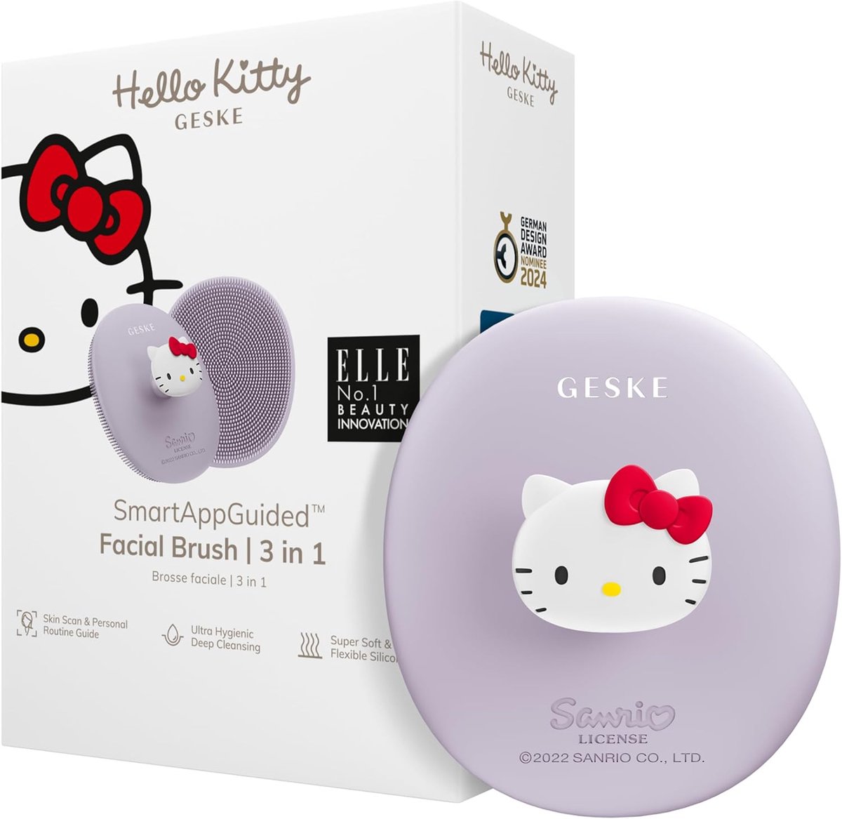 Gezichtsreinigingsborstel - Huidverzorging Apparaat - Dagelijkse Huidreiniging - AI Gepersonaliseerde Routine - 6 x 6.8 x 2.7 cm - Roze