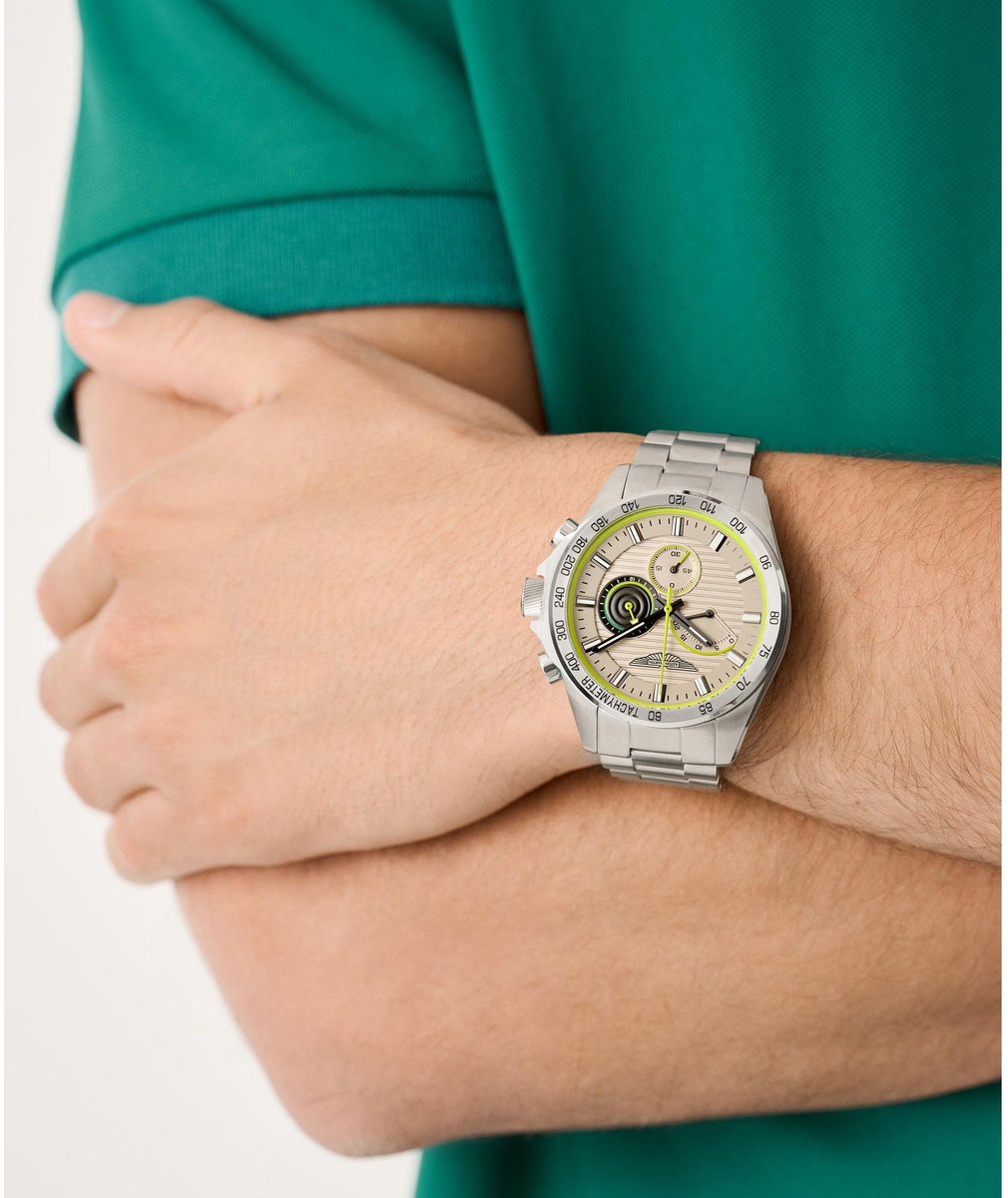 Aston Martin Aml Thrill HLC W MTRH1F504 Horloge - Staal - Zilverkleurig - Ø 44 mm