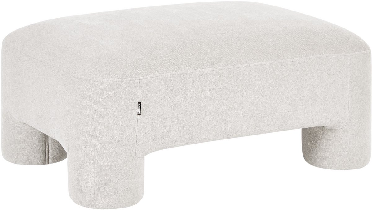 HOGBO - Ottomaan - Wit - Polyester