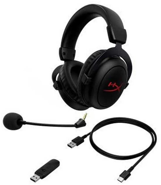 HyperX Cloud II Core Wireless Gaming Headset - Zwart - PC - 80 uur