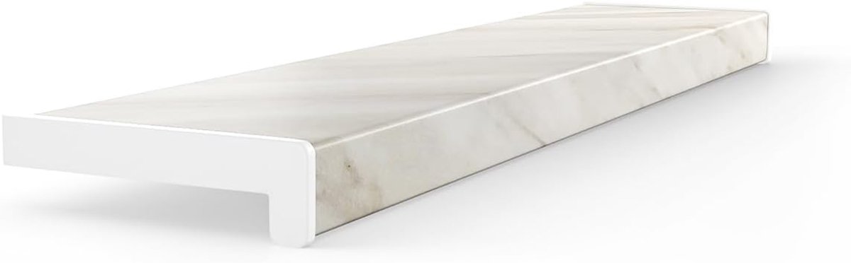Vensterbank PVC - Kunststof Plint - Binnen Decoratie - Vocht & Temperatuur Bestendig - 30 x 140 cm - Wit