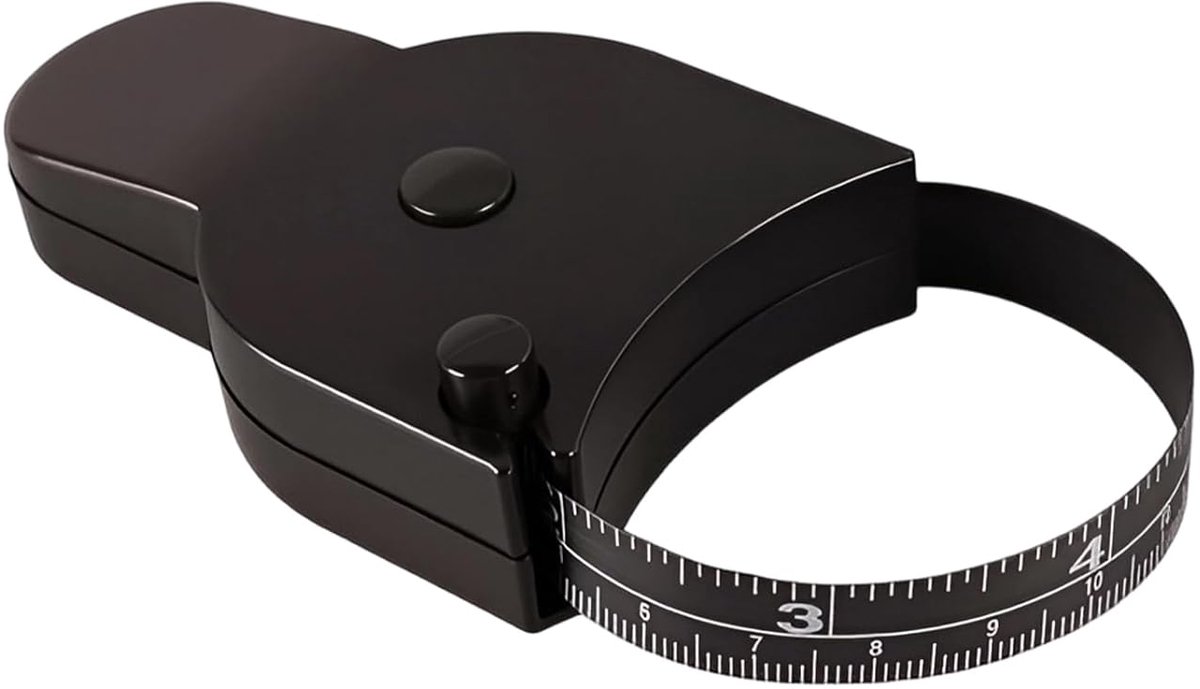 Zacht Meetlint - Lichaamsmaatband - Fitness Meten - Intrekbaar Met Eén Klik - 150 cm Dubbele Schaal
