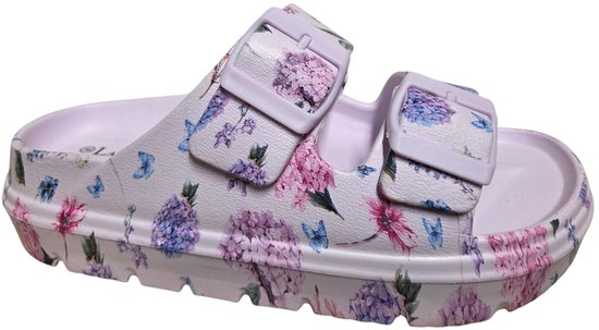 Laura Vita Nuon 01 Slippers Lila Rubber Dames - Paars - 37