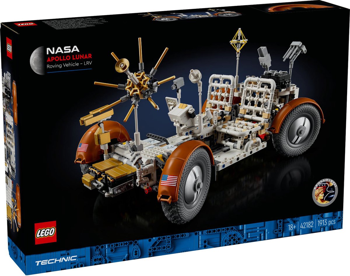 LEGO 42182 Technic NASA Apollo Maanwagen LRV