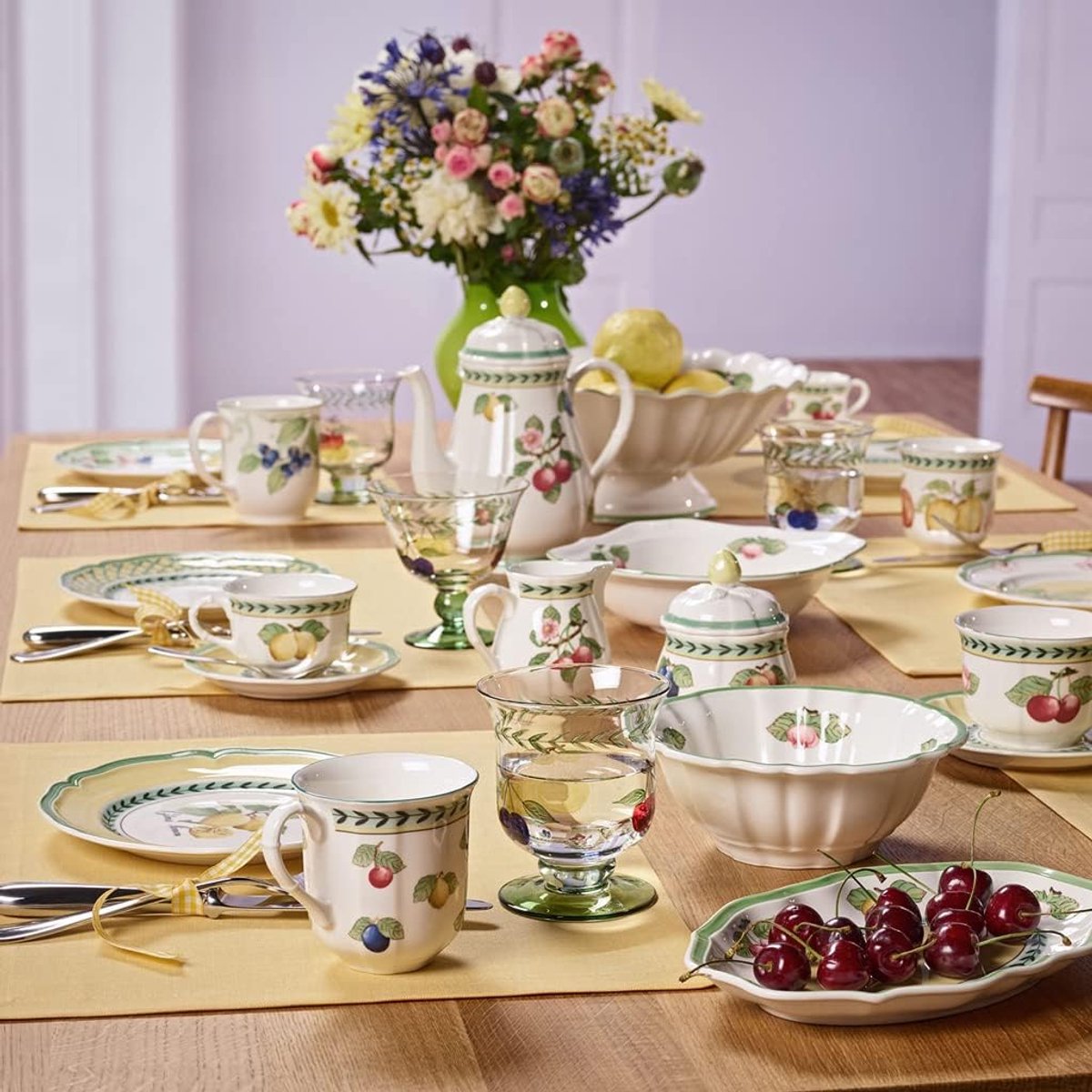 Elegante Suikerpot met Klassiek Aardewerk Dessin