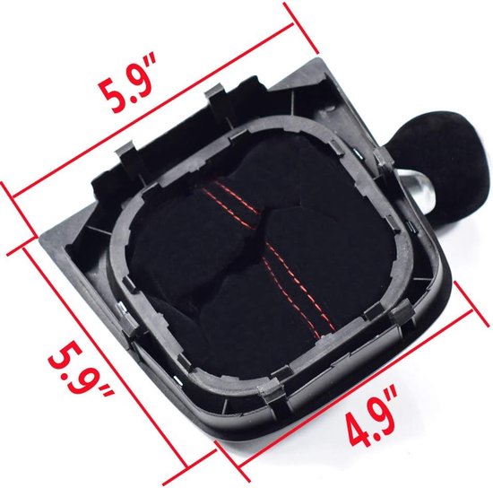 Schakelknop 6 Versnellingen - Pookknop Handbak - Versnelling Schakelen - Ergonomisch Ontwerp - 12 mm Gatdiameter - Zwart van Merkloos — afbeelding 2