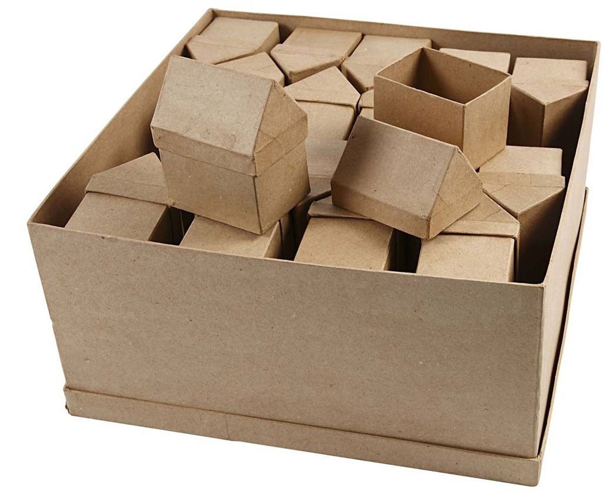 Huizen, afm 6x8,5 cm, 40 assorti