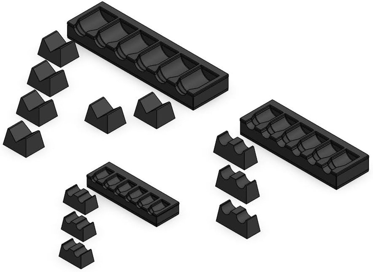 Magnetische Dop- en Verlengstukhouder Set (3 Delen) voor Gereedschapskasten