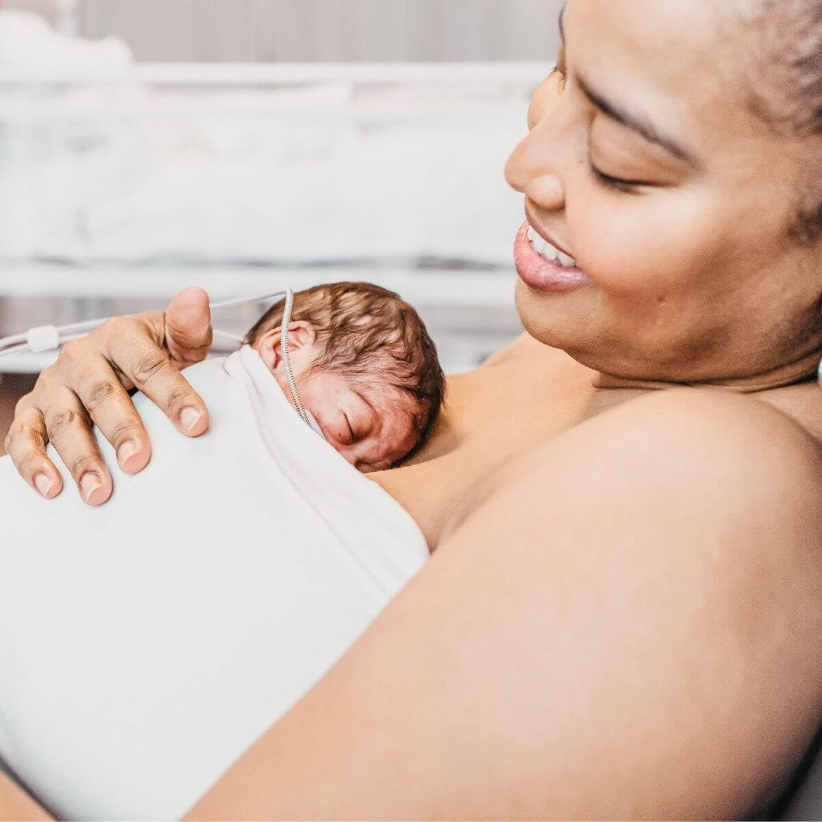 Draagtop voor Huid-op-Huid Contact met Pasgeboren Baby - Bio Kwaliteit