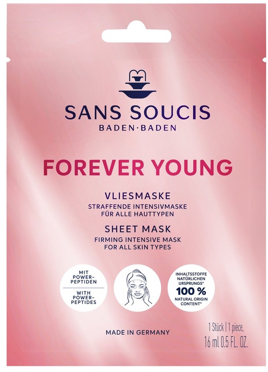 Sans Soucis Forever Young Sheet Gezichtsmasker - 1x 16ml - Anti-Aging