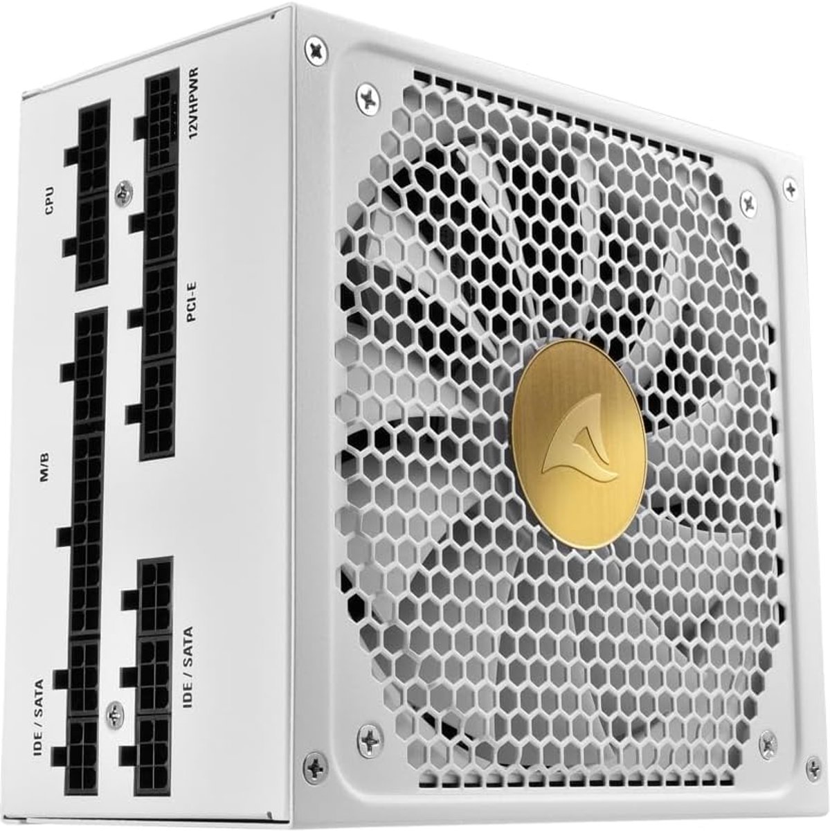 Voeding PC - Stroomvoorziening Computer - Krachtige Gaming - ATX 3.0 Compatibel - 1000 Watt - Wit