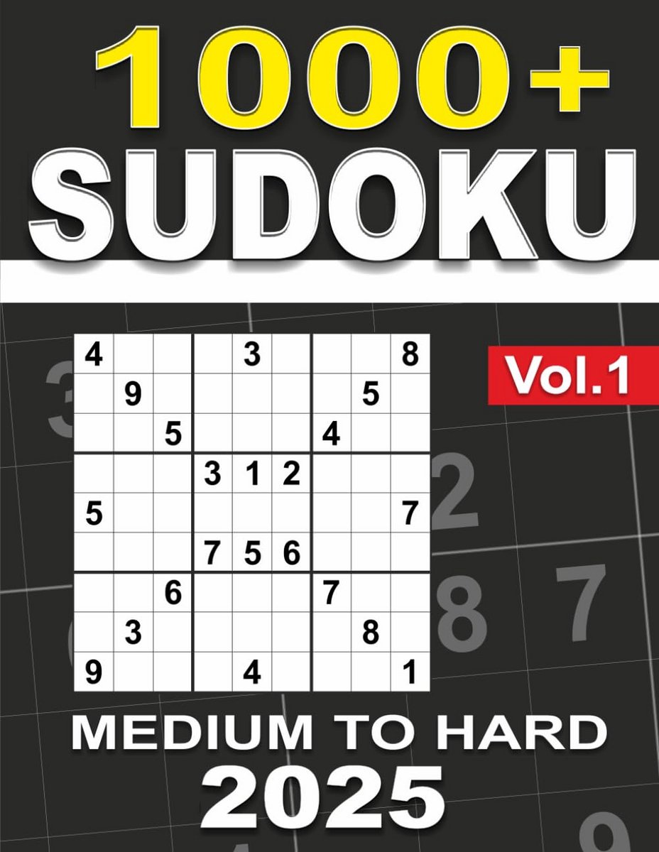 Sudoku Puzzelboek - Hersenkrakers Volwassenen - Mentale Training - 1000+ Puzzels - Groot Formaat