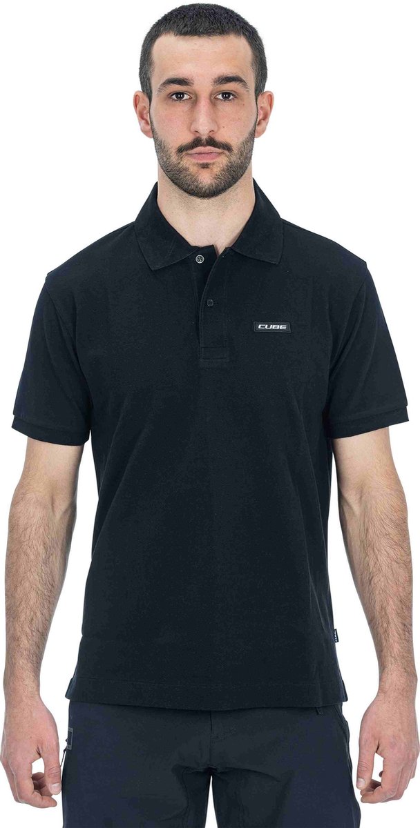 CUBE Organisch Polo Fietsshirt BLACK XL