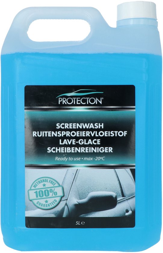 Protecton Ruitensproeiervloeistof - Antivries Ruitenvloeistof -20°C - Kant & Klaar - 5 Liter