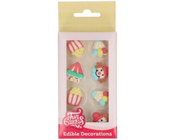 FunCakes Suikerdecoraties - Circus - Set/8 - Eetbare Taartdecoratie