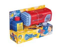 PUSTEFIX Bellenblaas - Bazooka - Met 250Ml Pustefix Vloeistof - Met Led Licht - 4 Jaar