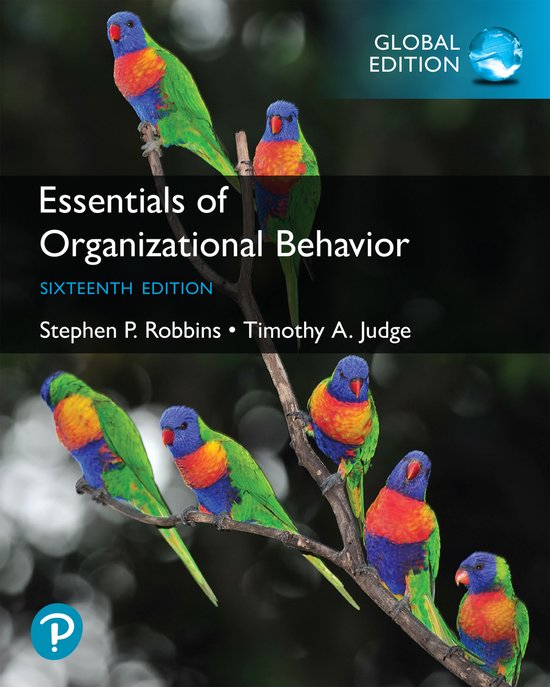 Essentials of Organizational Behavior, Global Edition (Book)