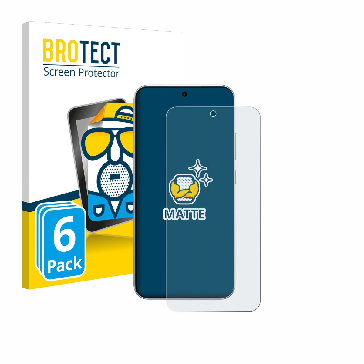 BROTECT - Screenprotector voor Oppo F31 Pro - Folie Beschermfolie matte 6 Stuks