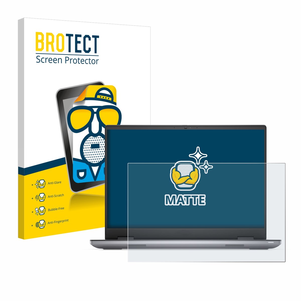 BROTECT - Screenprotector voor Dell Precision 7680 Non-Touch - Folie Beschermfolie matte