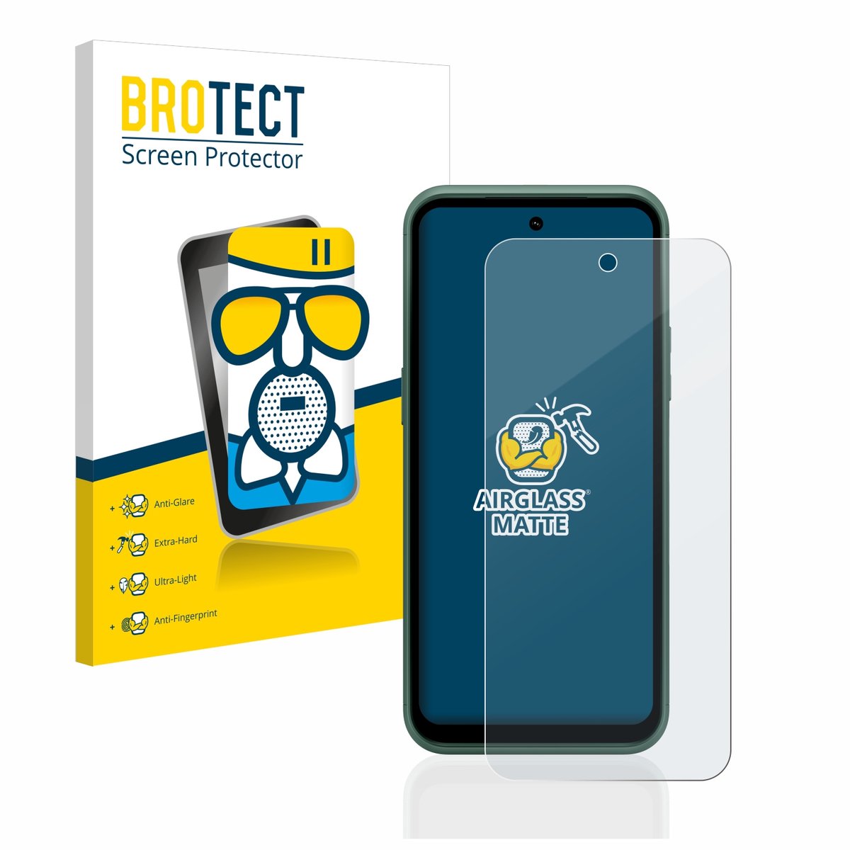 BROTECT - Screenprotector voor Nokia XR21 - Folie Beschermfolie Beschermglas matte