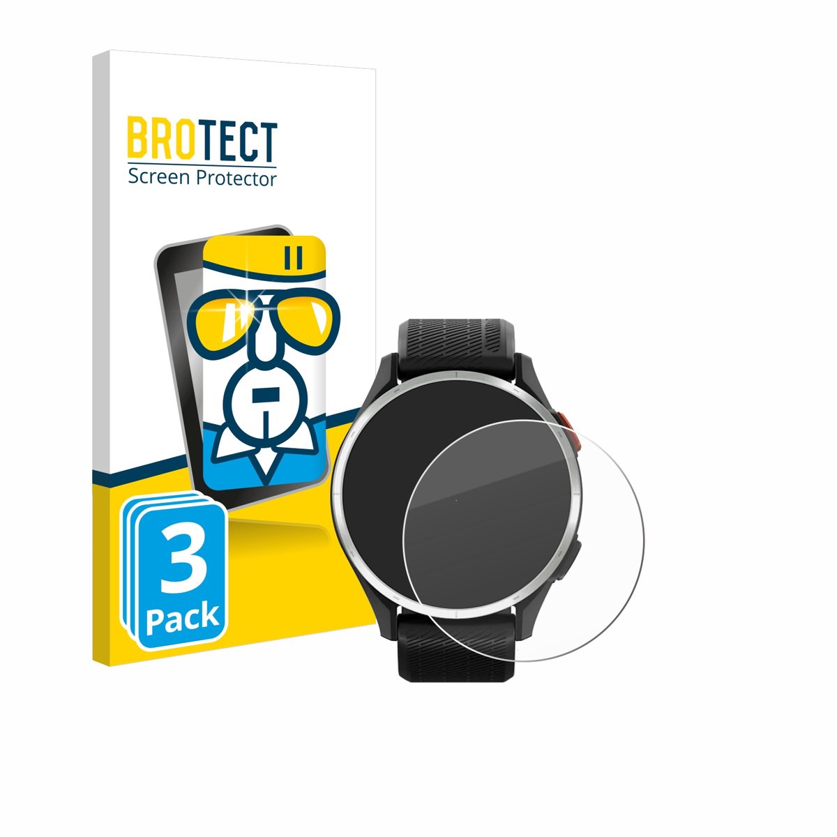 BROTECT - Glas Screenprotector voor Garmin Approach S44 - Gehard Beschermglas 9H 3 Stuks