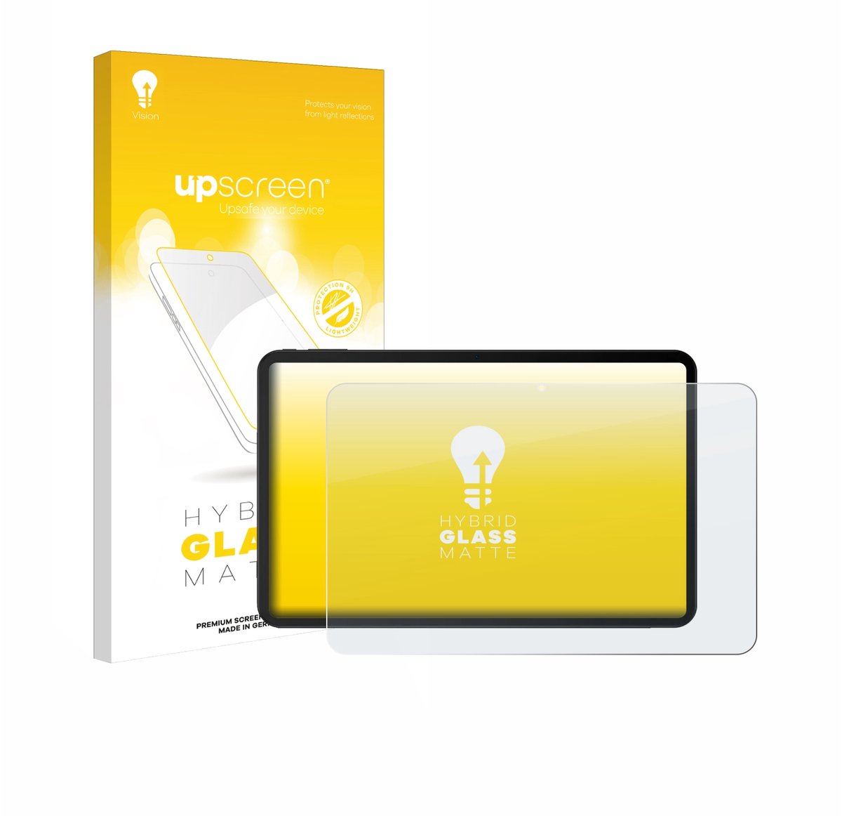 upscreen - Screenprotector voor Doogee Tab G6 Max - Folie Beschermfolie Beschermglas matte