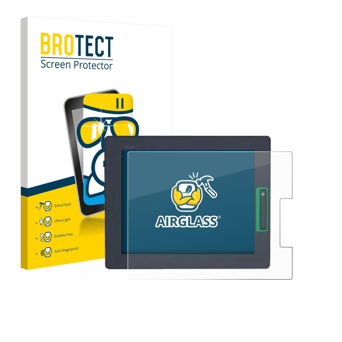 Screenprotector voor Schneider-electric HMIDT542 Beschermglas transparant