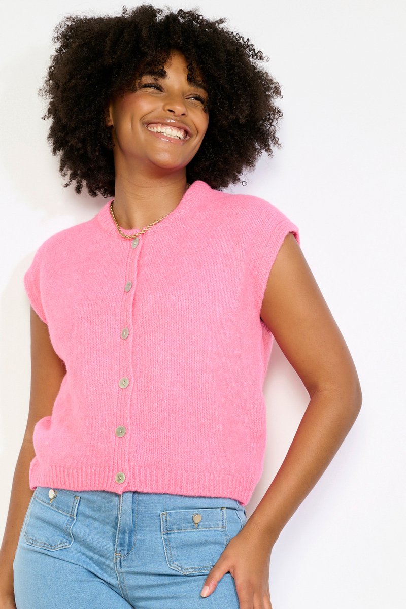 LolaLiza Gilet N Gio 04101478 Pink Bubbelgum Dames Maat - XL