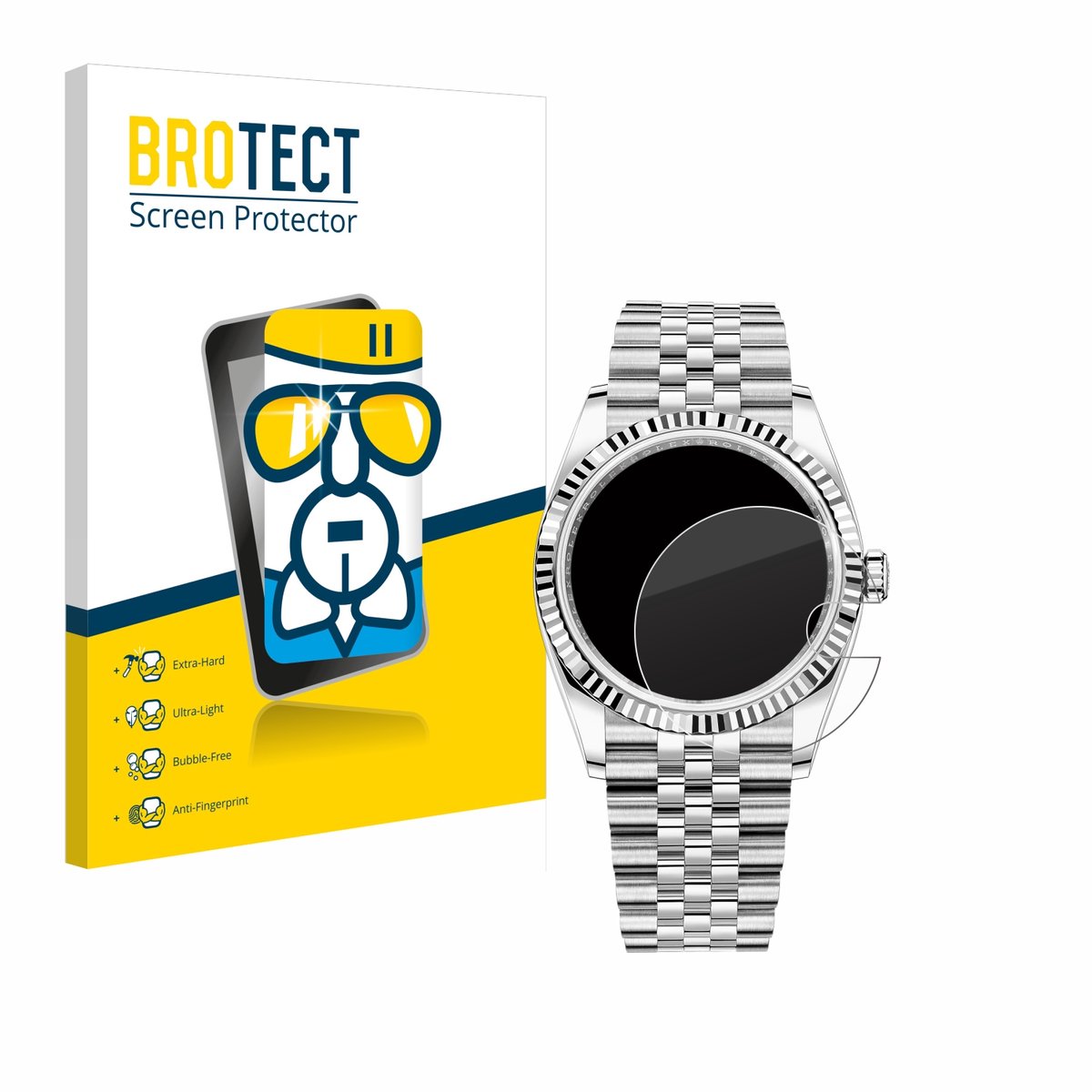 Screenprotector voor Rolex Datejust 36 Beschermglas transparant
