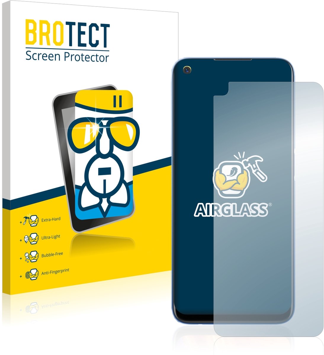 Screenprotector voor realme 7 5G Beschermglas transparant