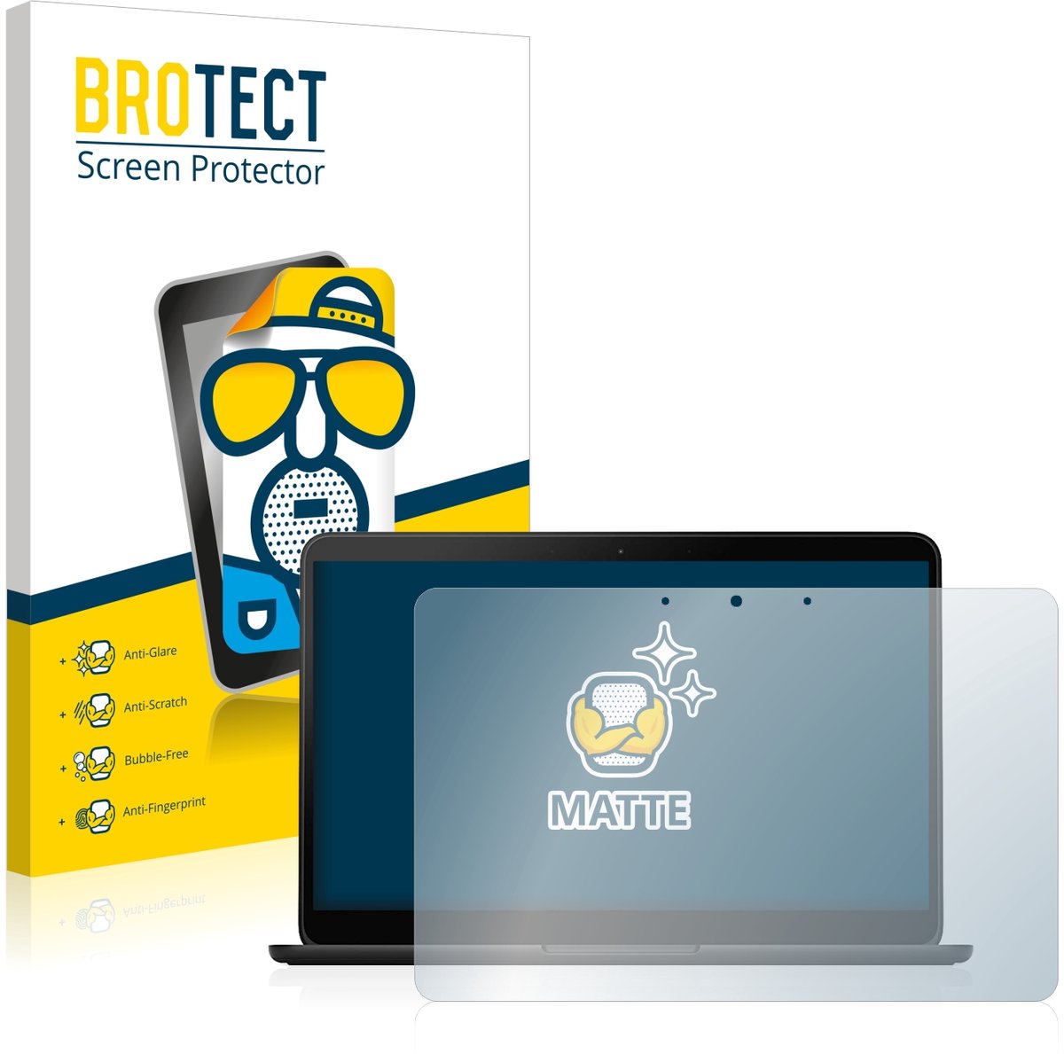BROTECT - Screenprotector voor Google Pixelbook Go 13.3" - Folie Beschermfolie matte