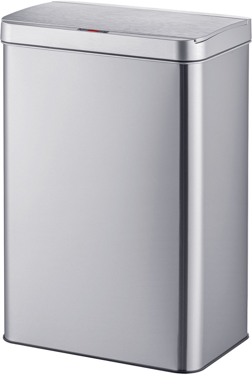 Vuilnisbak - met sensor - 50 l - zilver