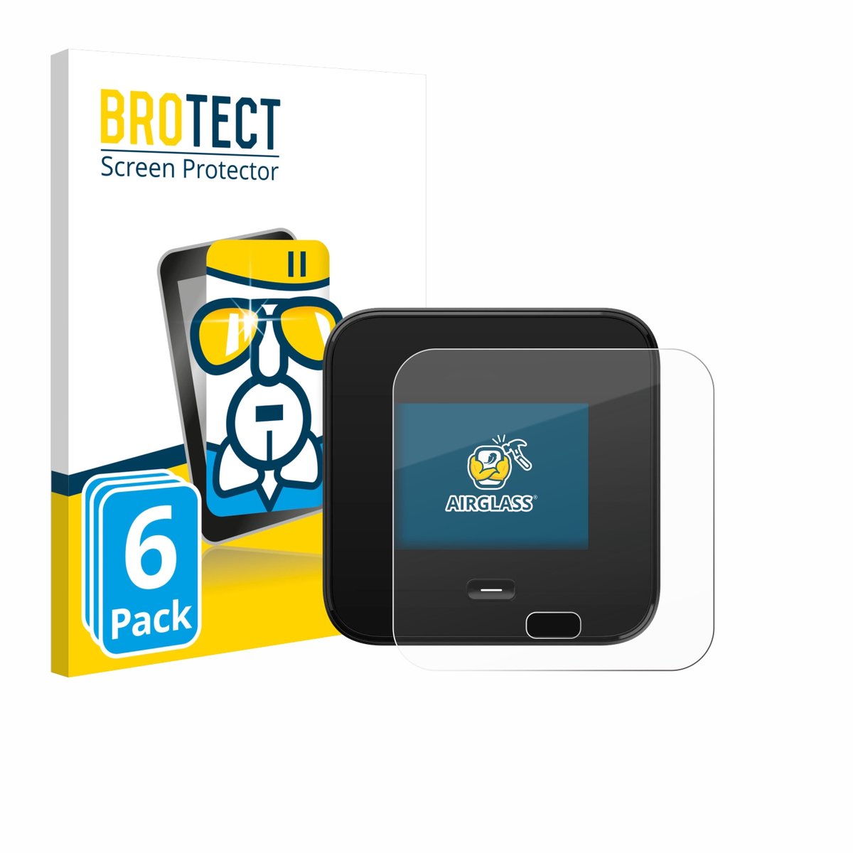 Screenprotector 6 Stuks voor Netgear Nighthawk M7 Pro Beschermglas transparant