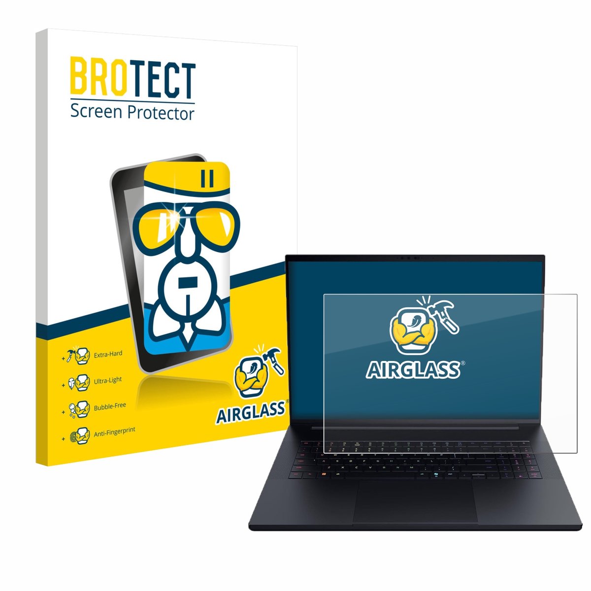 Screenprotector voor Razer Blade 18 2025 Beschermglas transparant