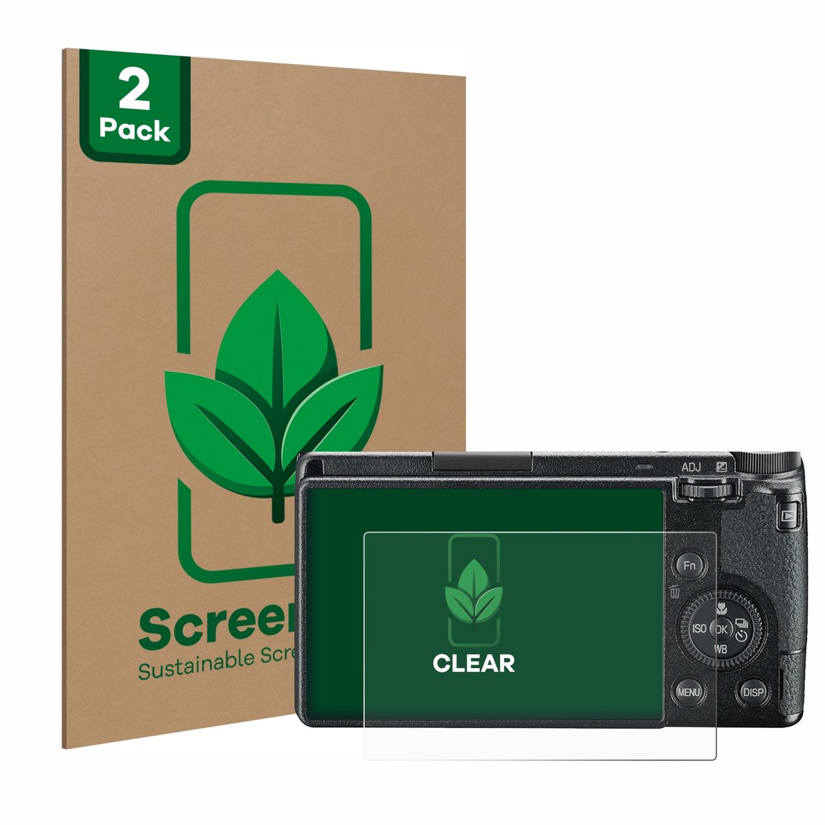 2 Stuks Screenprotector voor Ricoh GR III 2019 R02010 / GR III HDF - Hoogwaardige Beschermfolie transparant