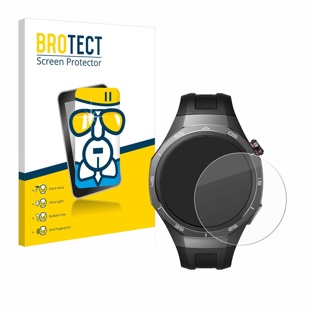 Screenprotector voor Huawei Watch GT 5 Pro (46 mm) Beschermglas transparant