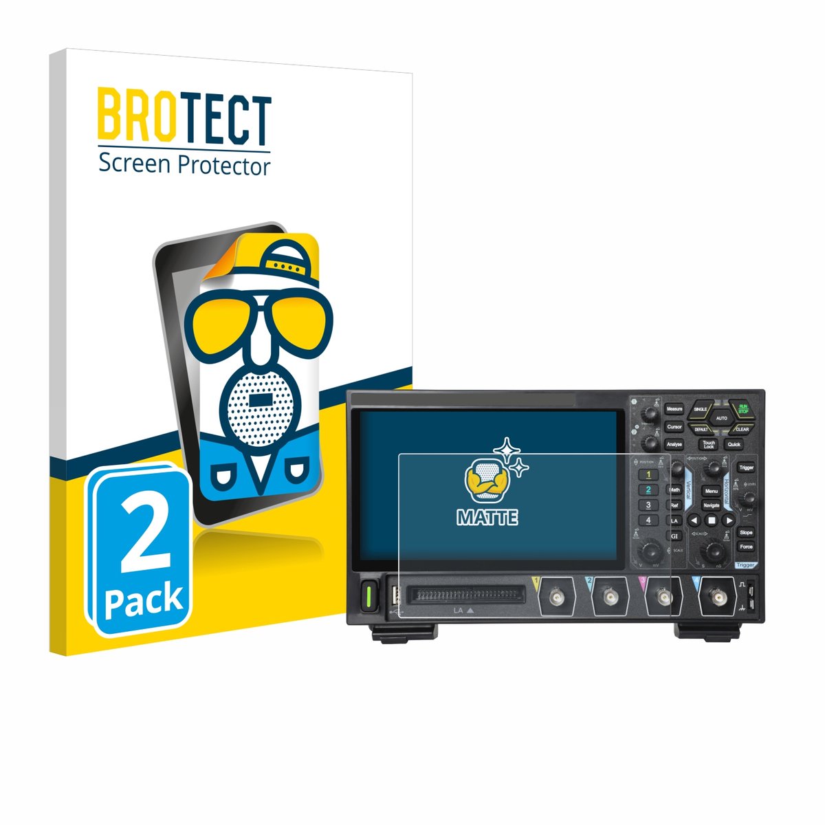 BROTECT - Screenprotector voor Rigol DHO914 - Folie Beschermfolie matte 2 Stuks