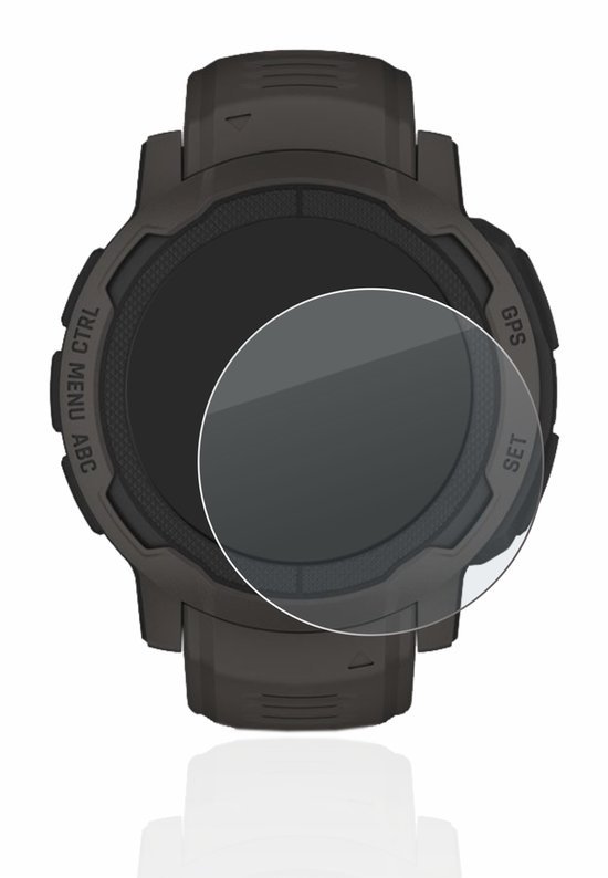 BROTECT - Protection d'écran pour Garmin Instinct 2 / 2 Solar - Film de protection en verre mat (3 pièces)
