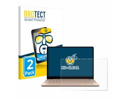 BROTECT - Screenprotector voor Microsoft Surface Laptop Go 2 Business 12.4" - Folie Beschermfolie transparant 2 Stuks