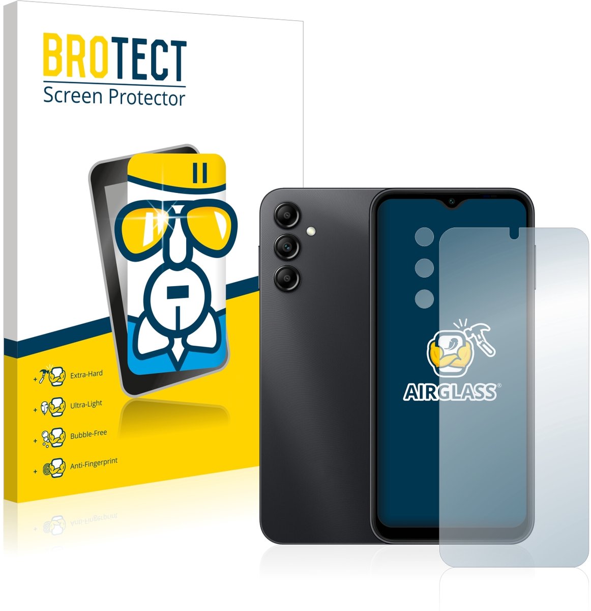 Screenprotector voor Samsung Galaxy A14 5G (Voor+Camera) Beschermglas transparant