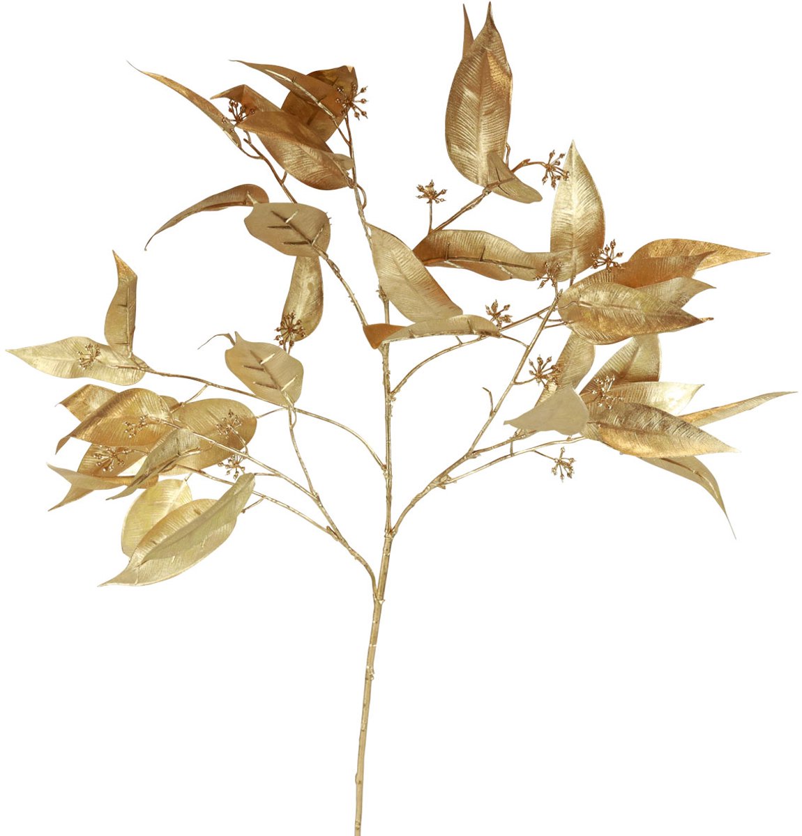 Eucalyptus Kunstlancetten Eucalyptustak Goud 95cm