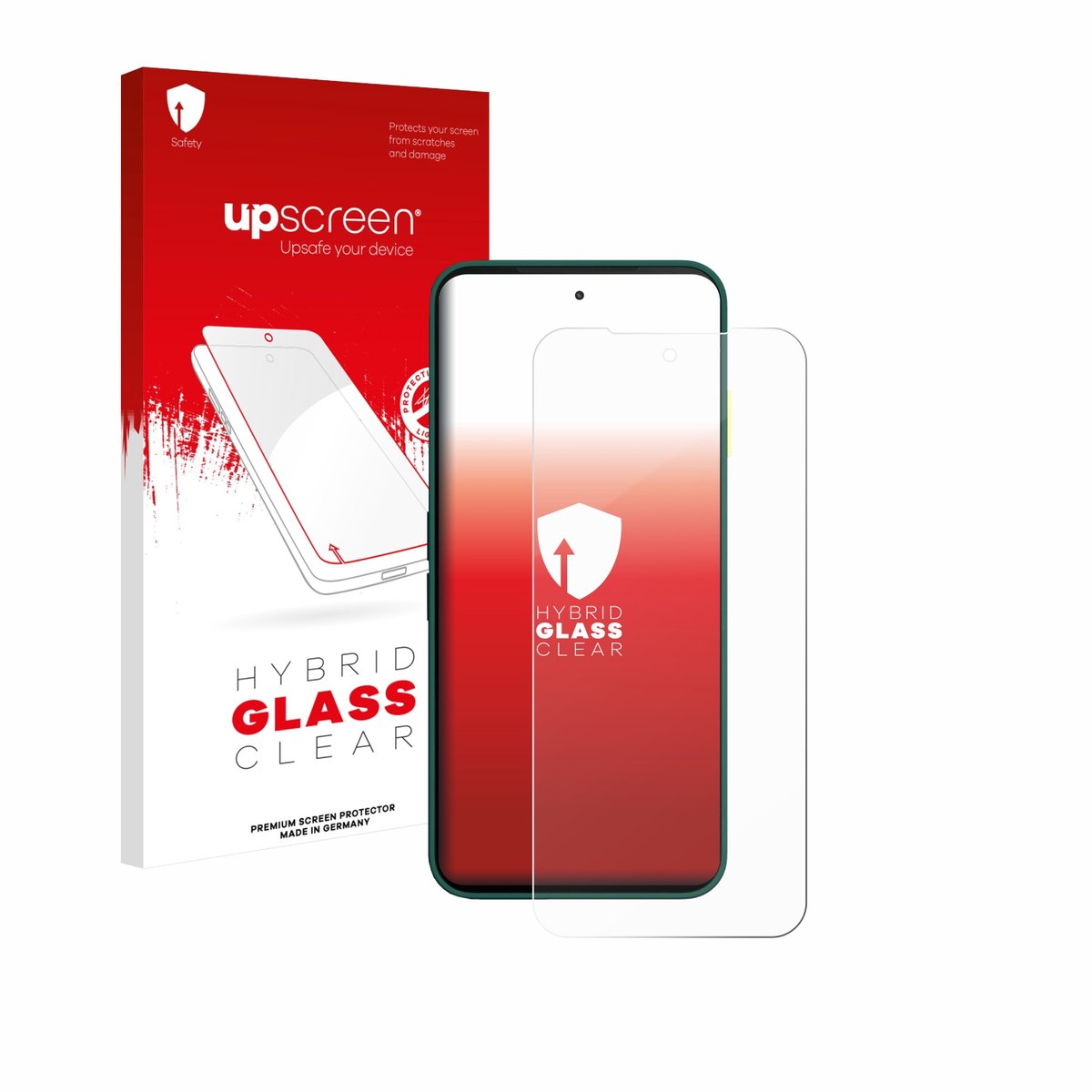 upscreen - Screenprotector voor Fairphone 6 - Folie Beschermfolie Beschermglas transparant