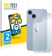 BROTECT - Protecteur d'écran pour Apple iPhone 14 (Arrière) - Film de protection mat (2 Pièces)