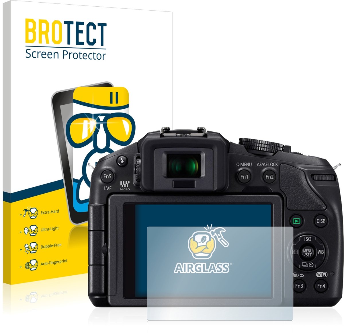 Screenprotector voor Panasonic Lumix DMC-G6 Beschermglas transparant